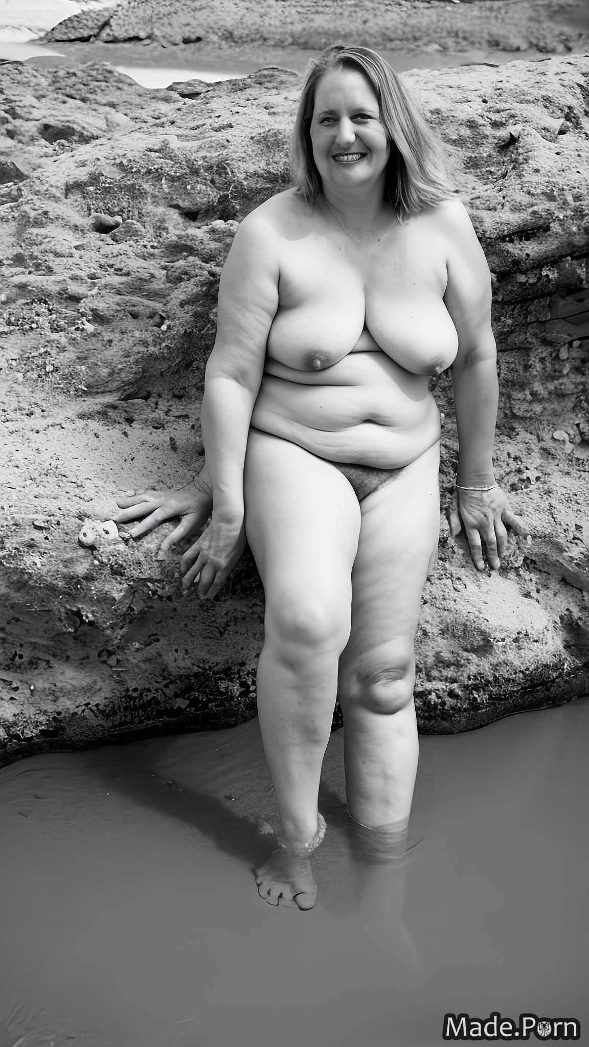 beach photo nude bottomless topless woman ssbbw