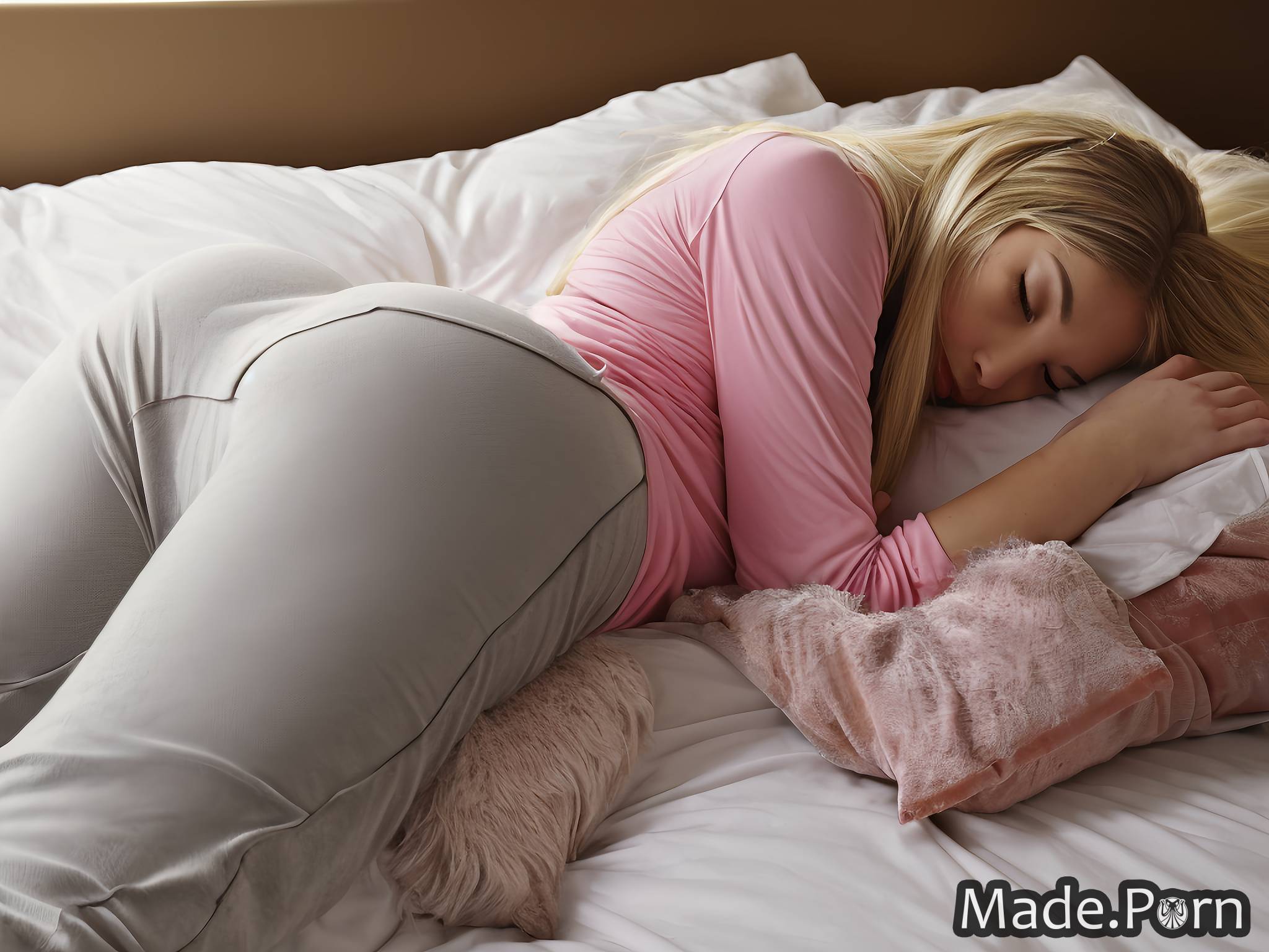 pink chubby nipples fully clothed spreading ass sleeping lying